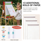 3-in-1 Art Easel & Paper Roll Set