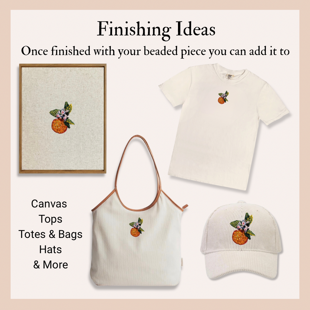 Orange Blossom Beaded Art Kit