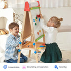 3-in-1 Art Easel & Paper Roll Set