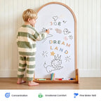 Double-Sided Arched Magnet Chalkboard