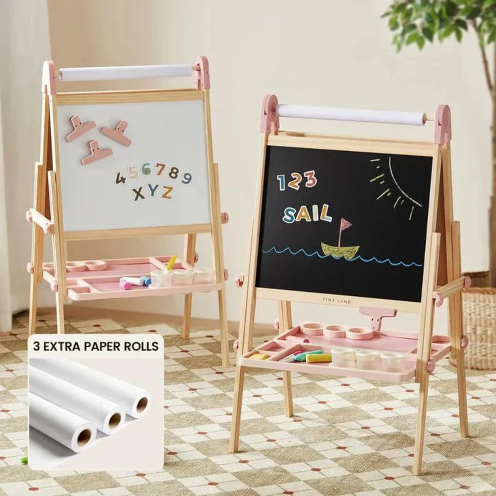 Pink Magnitales Easel & Paper Roll Set