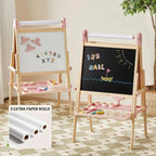 Pink Magnitales Easel & Paper Roll Set