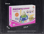 Children's Potter's Wheel Electric Toy Drawing Blank Pottery Clay Machine