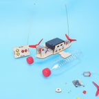 RC Propeller Boat DIY Kit, Educational STEM Toy