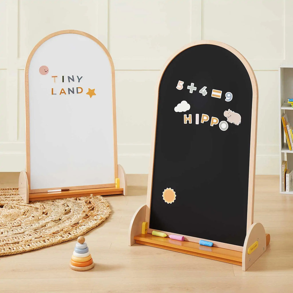 Double-Sided Arched Magnet Chalkboard