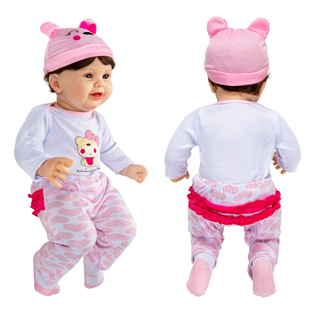 22 inch - Lifelike Reborn Baby Dolls for Seniors with Dementia -Therapy Doll - Soft Body Realistic Newborn - Alzheimer's Activity for Adults - Patients Nursing Home - Gifts for Elderly - Anxiety relief