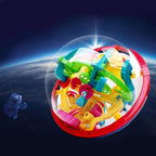 100 Step 3D puzzle Ball Magic Intellect Ball Labyrinth Sphere Globe Toys Challenging Barriers Game Brain Tester Balance Training