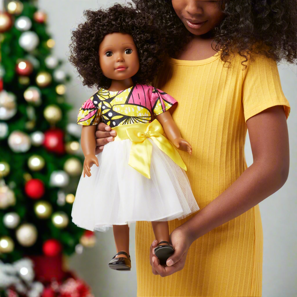 A Medium Brown Skin Tone Doll