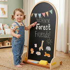 Double-Sided Arched Magnet Chalkboard