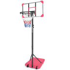 Portable Basketball Goal System with Stable Base and Wheels use for Indoor Outdoor teenagers youth