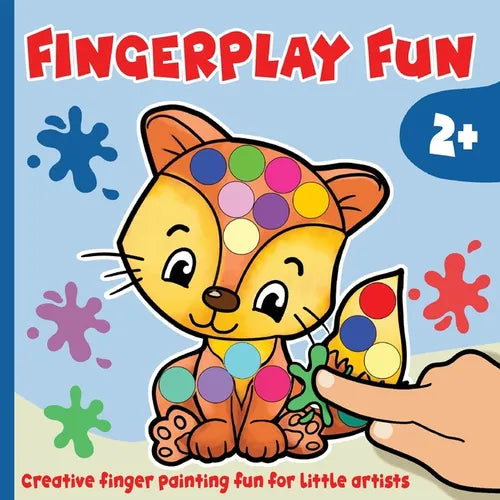 Fingerplay Fun - Activity book for kids 2 - 5 years: Creative finger painting fun for little artists - Paperback