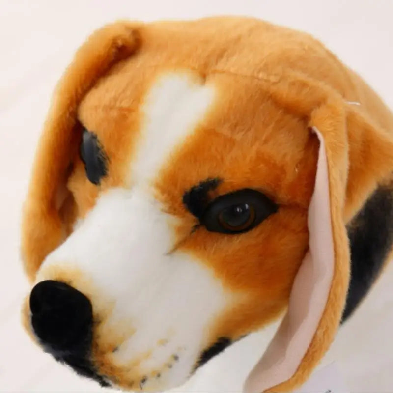 Lifelike Beagle Dog Plush Toy – Giant Stuffed Animal