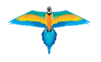 RainForest 61 inch Wingspan Nylon Macaw