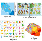 Origami Kit for Kids – 30/96 Sheets Paper Craft & DIY Art Set