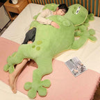 Giant Frog Plush Toy (23.6-39.4 in) - Funny Stuffed Animal Mat Pillow Gift