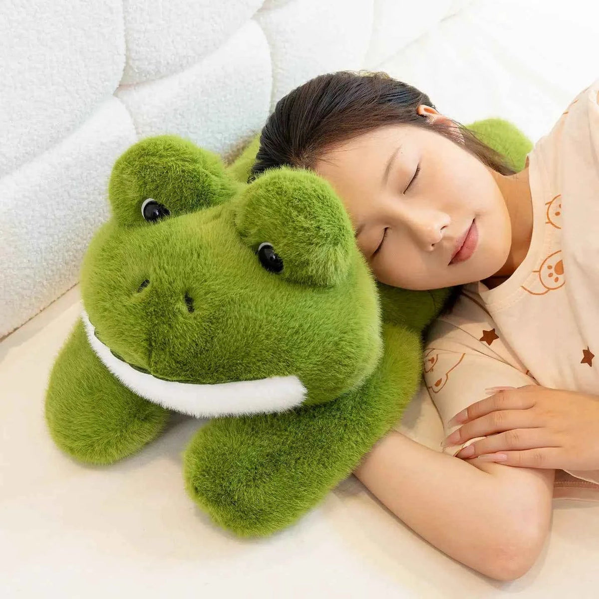 Hot Simulation Giant Frog Plush Toy Stuffed Animals Green