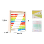 Wooden Montessori Abacus Counting Toy – Rainbow Beads Math Learning for Kids