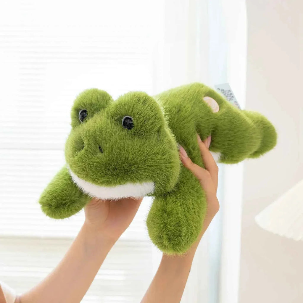 Hot Simulation Giant Frog Plush Toy Stuffed Animals Green