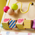 Premium Natural Wooden Activity Walker