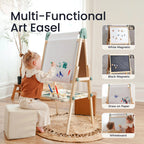Pink Magnitales Easel & Paper Roll Set