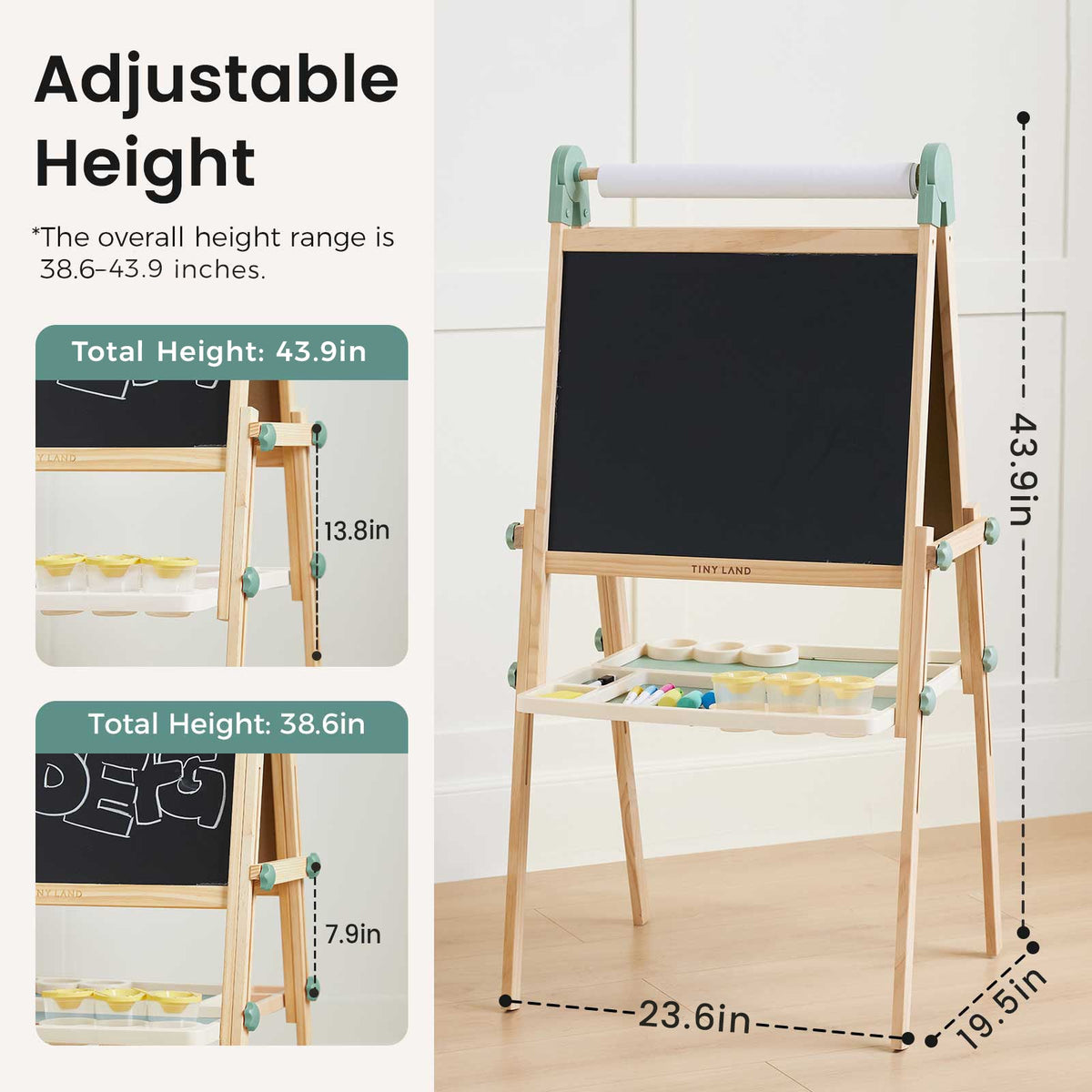 Pink Magnitales Easel & Paper Roll Set