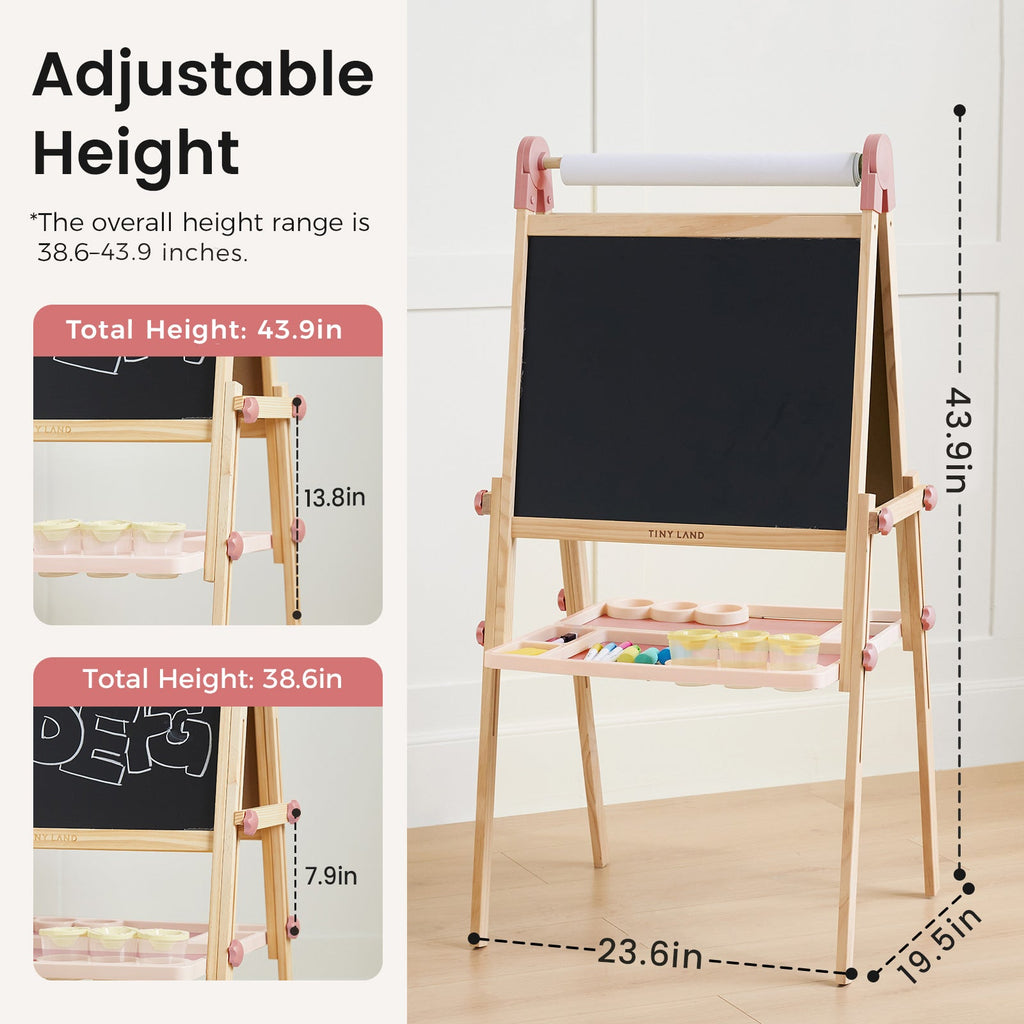 Pink Magnitales Easel & Paper Roll Set