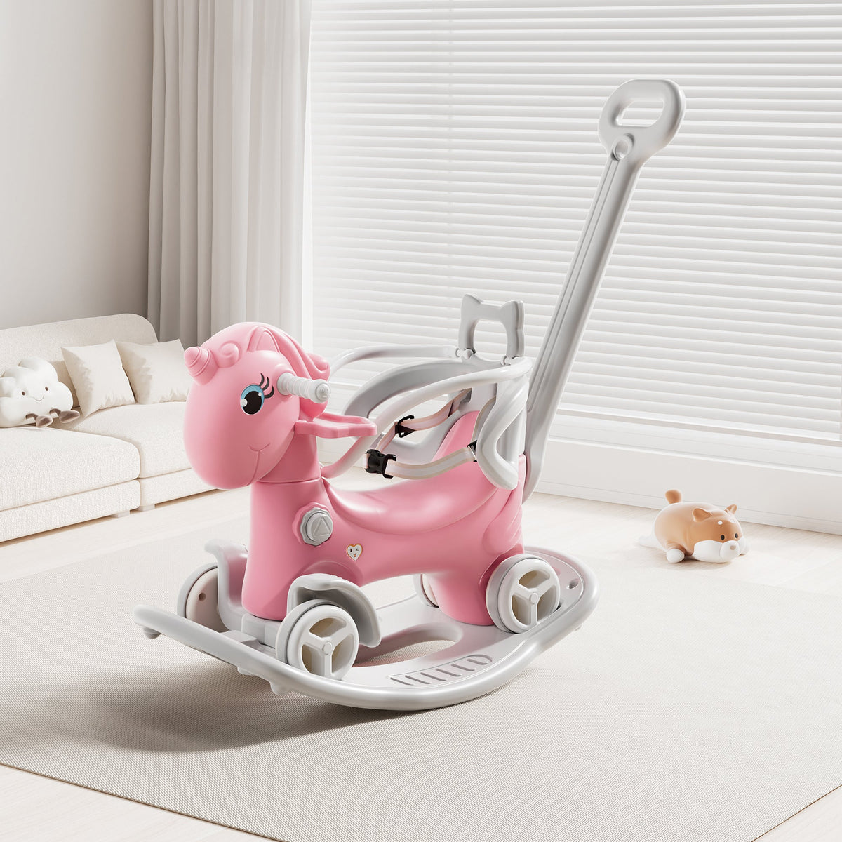 Rocking Horse for Toddlers, Unicorn Ride On Toy