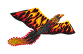 74 inch (6 foot) Wingspan 3-D Nylon Firebird Phoenix Kite