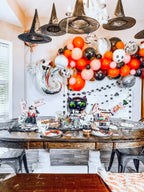 Pink and Black Halloween Balloon Garland Kit | Spooky Cute DIY Arch