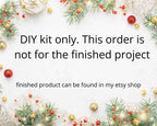 DIY craft Christmas ornament kit 3 pack
