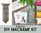 Beginner macrame wall hanging kit