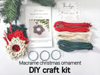 DIY craft Christmas ornament kit 3 pack