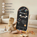 Double-Sided Arched Magnet Chalkboard