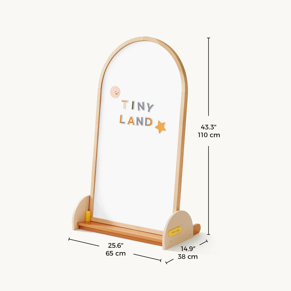 Double-Sided Arched Magnet Chalkboard