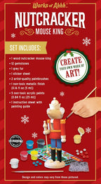Nutcracker Mouse King  Wood Craft And  Paint Kit