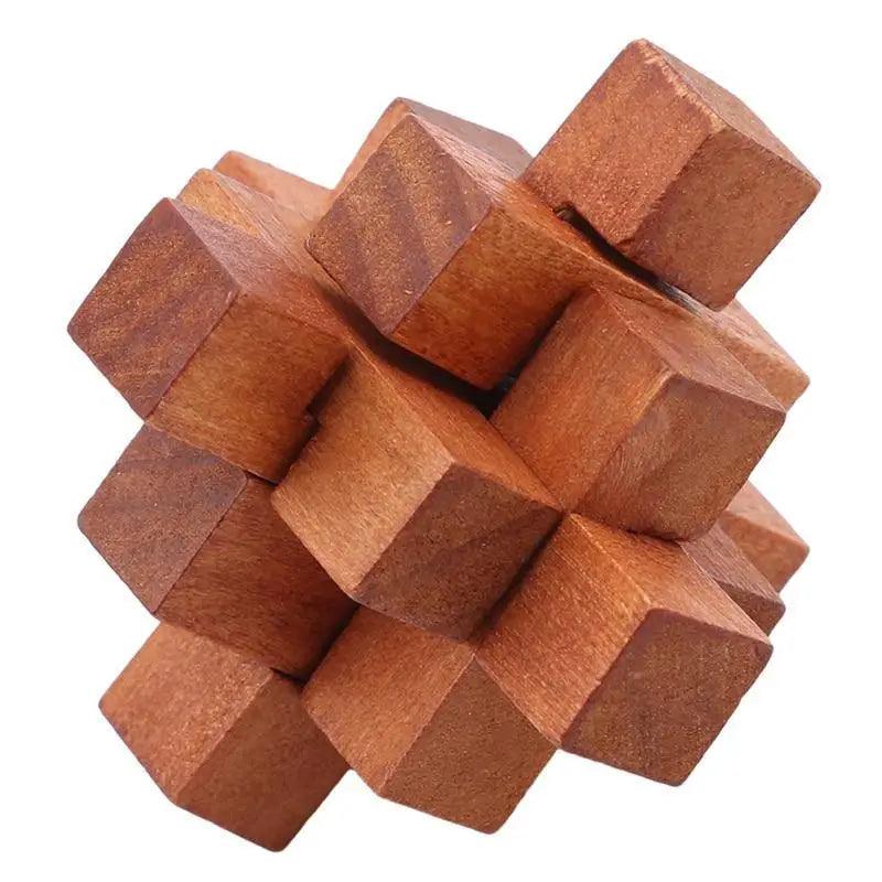 Wooden Lock Game Puzzle