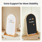 Double-Sided Arched Magnet Chalkboard